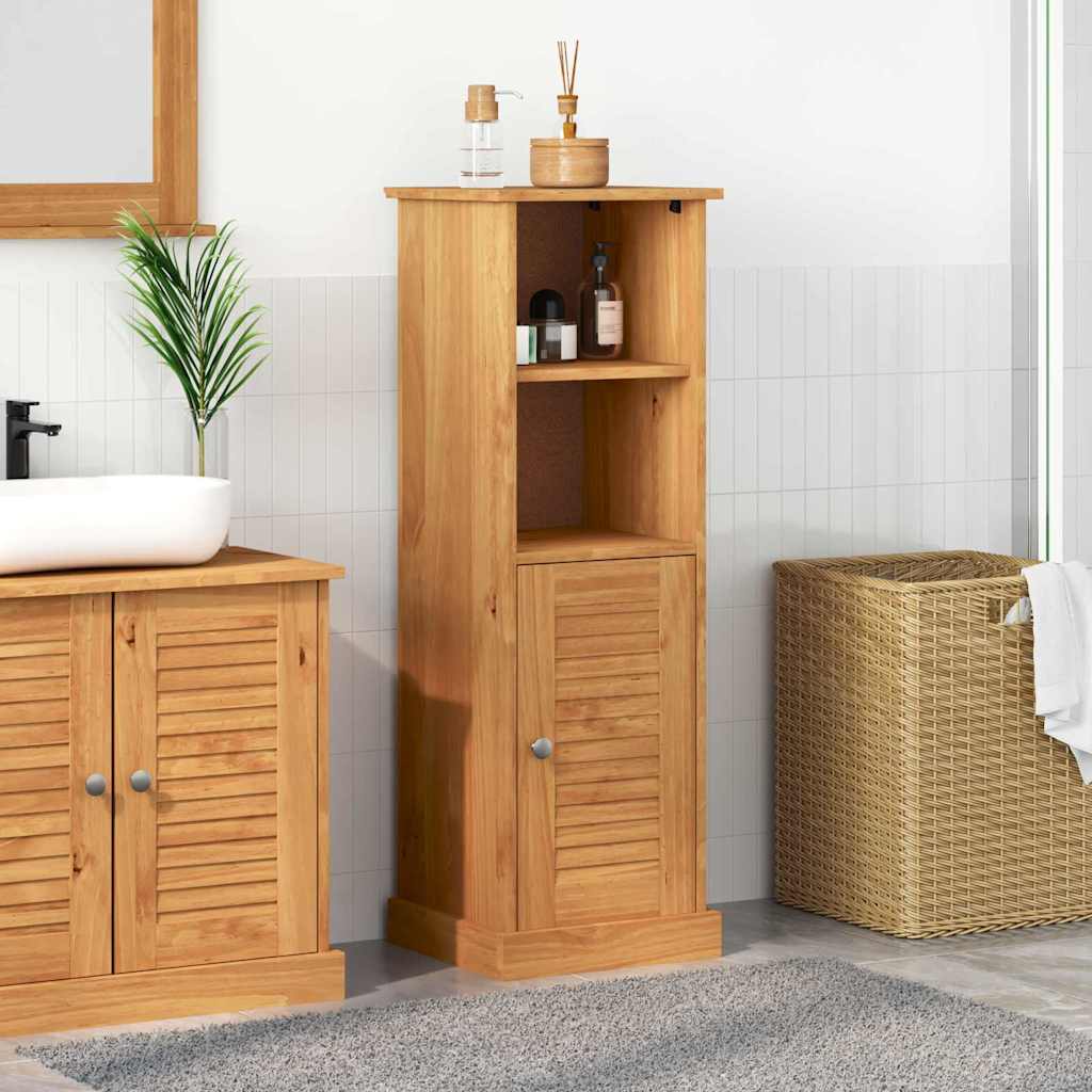Badevrelsesskab VIGO Brun og honningbrun 37 x 34 x 110 cm
