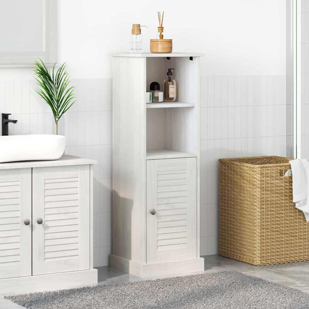 Badeværelsesskab VIGO Hvid og antik hvid 37 x 34 x 110 cm