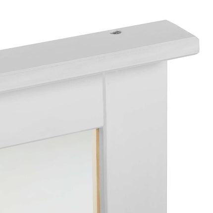 Spejl VIGO Antik hvid 55,5 x 5 x 70 cm Massivt fyrretræ