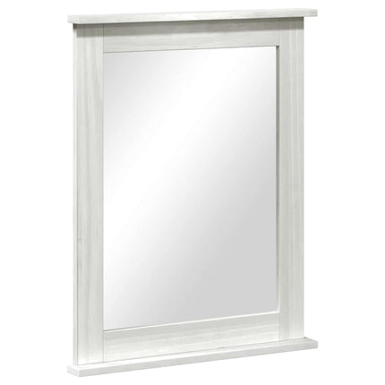 Spejl VIGO Antik hvid 55,5 x 5 x 70 cm Massivt fyrretræ