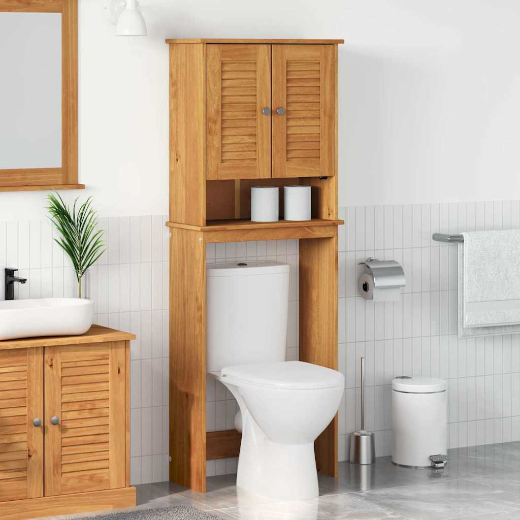 Toilet Skab med hylde VIGO Brun og honningbrun 60 x 27 x 161 cm