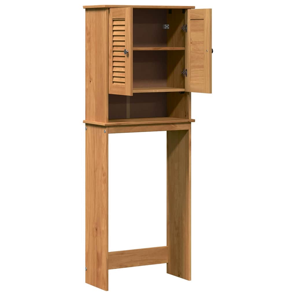 Toilet Skab med hylde VIGO Brun og honningbrun 60 x 27 x 161 cm