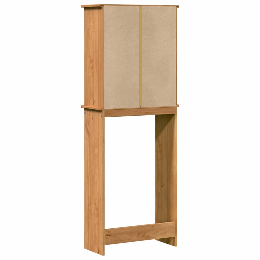 Toilet Skab med hylde VIGO Brun og honningbrun 60 x 27 x 161 cm