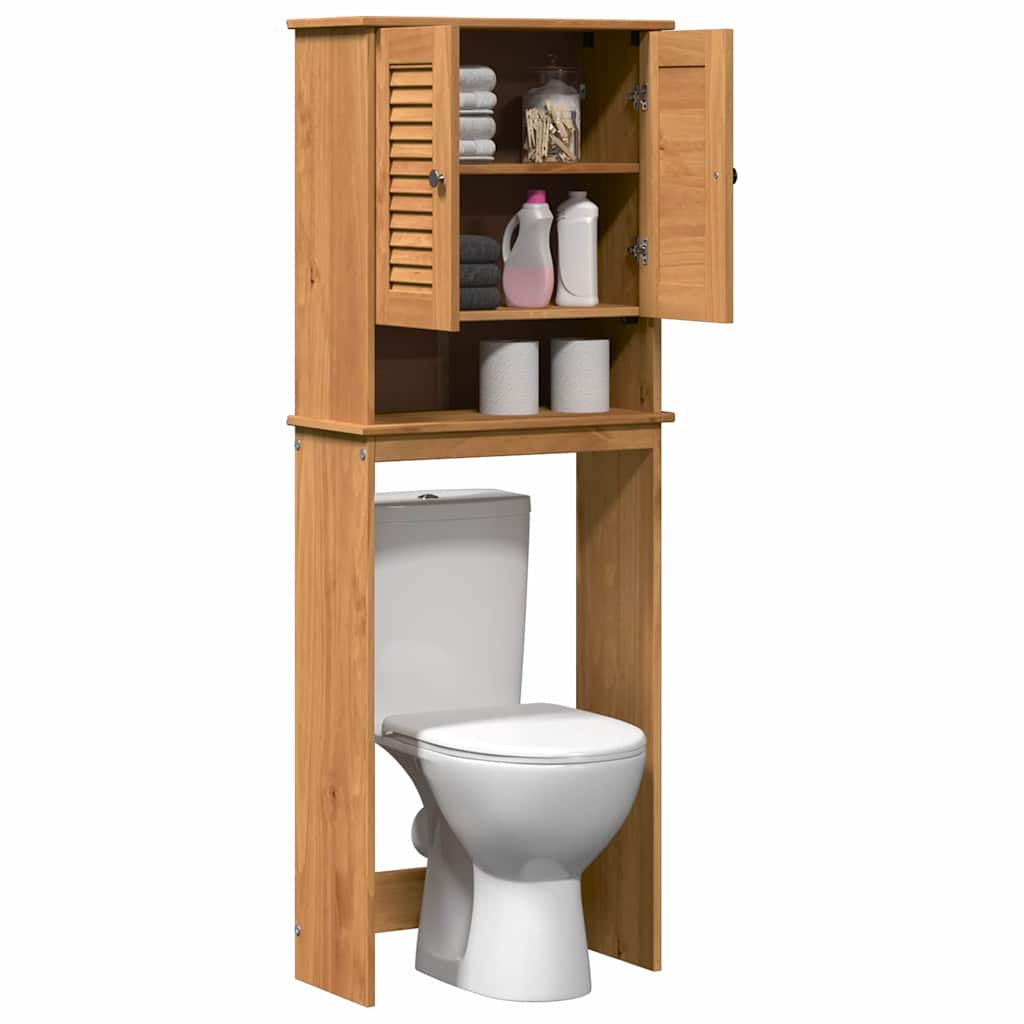 Toilet Skab med hylde VIGO Brun og honningbrun 60 x 27 x 161 cm