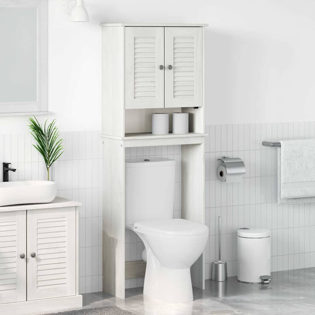Toilet Skab med hylde VIGO Hvid og antik hvid 60 x 27 x 161 cm