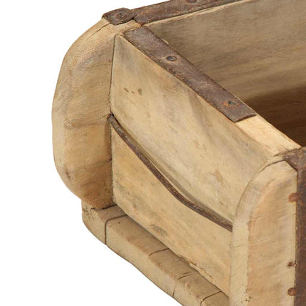 Bakke 4 pcs Brun 57 x 15 x 9 cm Solid genbrugs træ