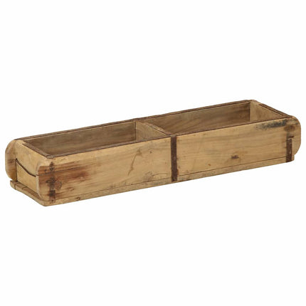 Bakke 4 pcs Brun 57 x 15 x 9 cm Solid genbrugs træ