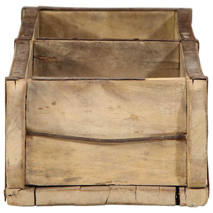 Bakke 4 pcs Brun 57 x 15 x 9 cm Solid genbrugs træ