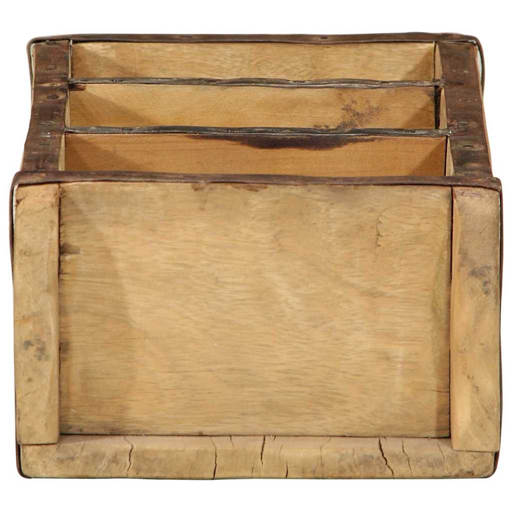 Bakke 4 pcs Brun 30 x 14 x 9 cm Solid genbrugs træ