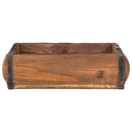 Bakke Brun 29 x 31 x 10 cm Solid genbrugs træ