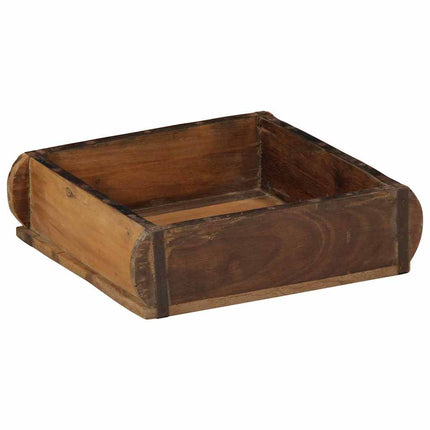 Bakke 4 pcs Brun 29 x 31 x 10 cm Solid genbrugs træ
