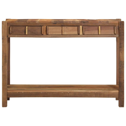 Konsolbord Brun 107 x 33 x 76 cm Solid genbrugs træ