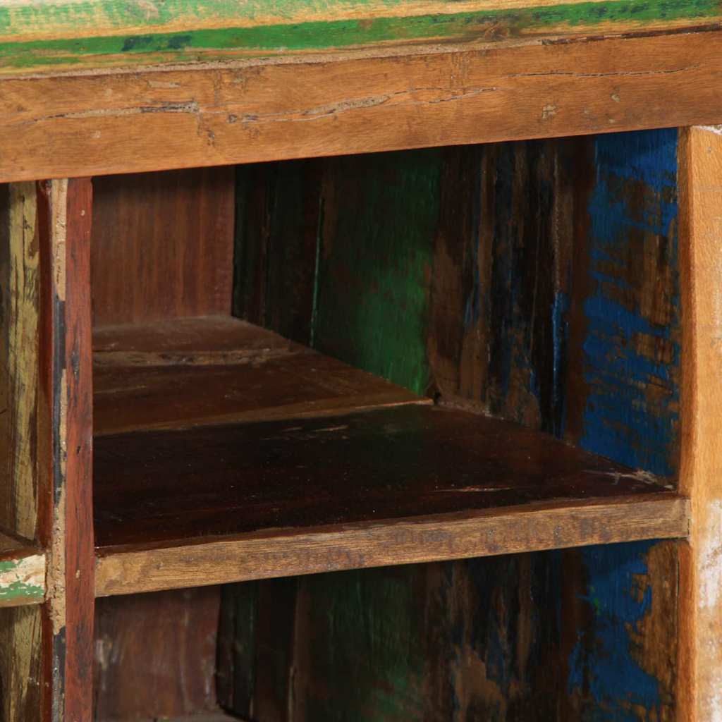 Sko skab med hylde Brun 110 x 35 x 40 cm Solid genbrugs træ