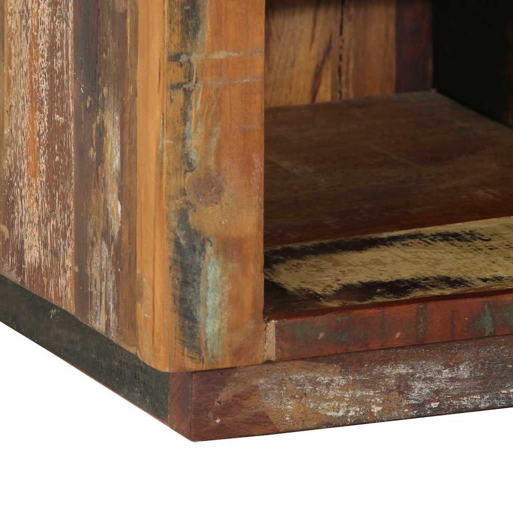 Sko skab med hylde Brun 110 x 35 x 40 cm Solid genbrugs træ