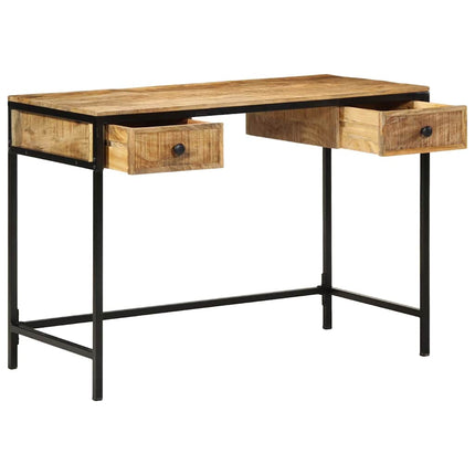 Skrivebord Brun 105 x 50 x 75 cm Massiv mango træ og metal