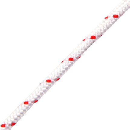 startsnor Ø3 mm 10 m nylon hvid og rød