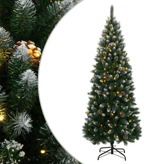 kunstigt juletræ 150 LED'er 120 cm