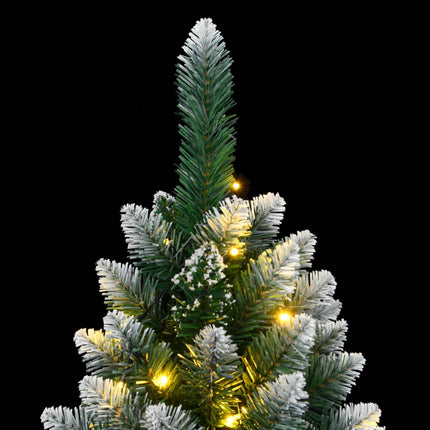 kunstigt juletræ med 300 LED-lys 180 cm