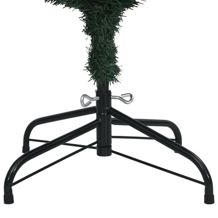 kunstigt smalt juletræ med 300 LED-lys 180 cm