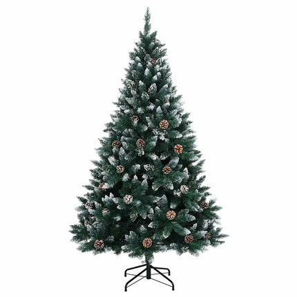 kunstigt juletræ med 300 LED-lys 180 cm