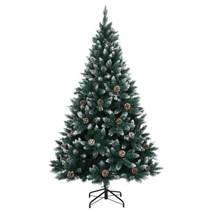 kunstigt juletræ med 300 LED-lys 240 cm