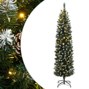 kunstigt smalt juletræ 150 LED'er 120 cm
