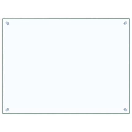 stænkplader 2 stk. 80x60 cm hærdet glas gennemsigtig