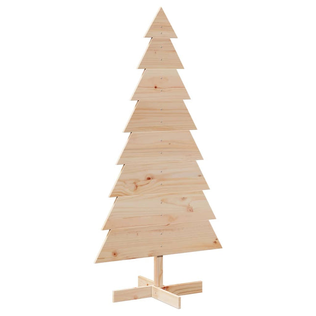 dekorativt juletræ 150 cm massivt fyrretræ