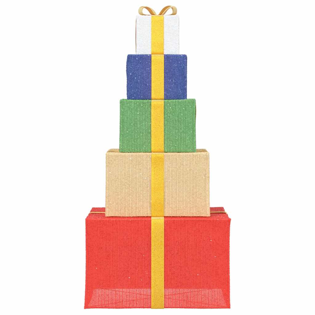 Juledekoration gaveæske 250 LED'er varm hvid