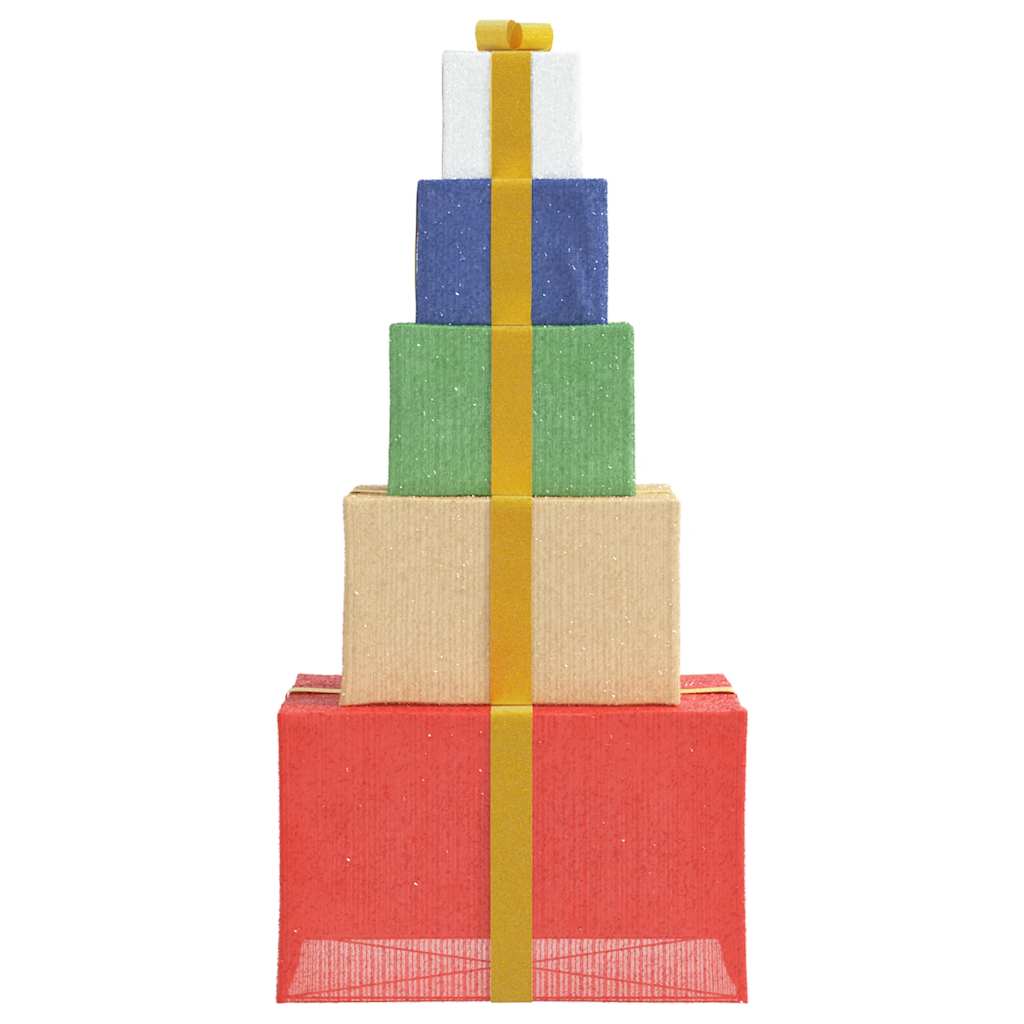 Juledekoration gaveæske 250 LED'er varm hvid