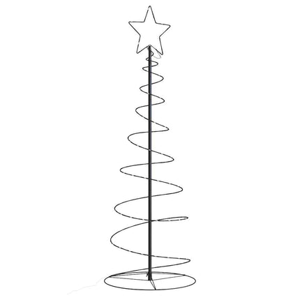 LED-juletræ 100 LED'er 150 cm varmt hvidt lys