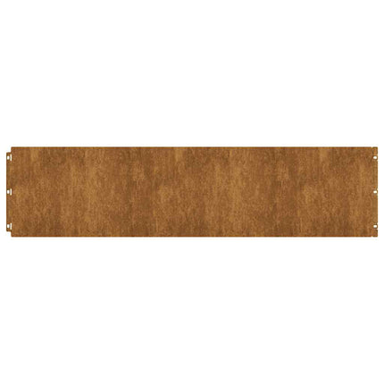 Plænekant 20 pcs 25 x 103 cm Cortenstål Rusten