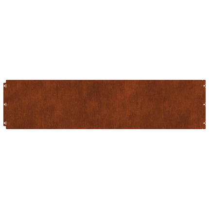 Plænekant 20 pcs 25 x 103 cm Cortenstål Rusten