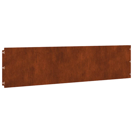 Plænekant 20 pcs 25 x 103 cm Cortenstål Rusten