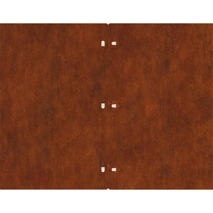 Plænekant 20 pcs 25 x 103 cm Cortenstål Rusten