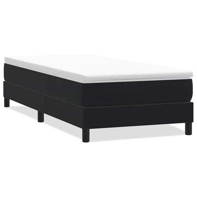 kontinentalseng uden madras 80x210 cm fløjl sort