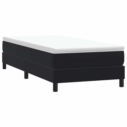 kontinentalseng uden madras 80x210 cm fløjl sort