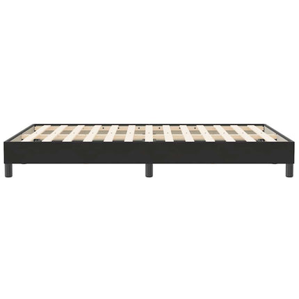 kontinentalseng uden madras 120x210 cm fløjl sort