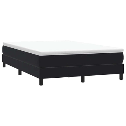 kontinentalseng uden madras 160x210 cm fløjl sort