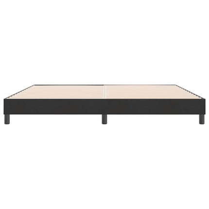 kontinentalseng uden madras 180x210 cm fløjl sort