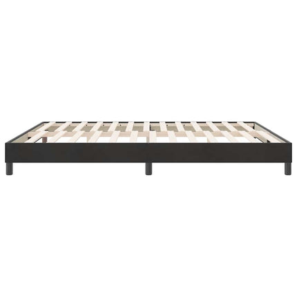 kontinentalseng uden madras 180x210 cm fløjl sort