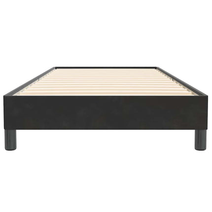 kontinentalseng uden madras 90x220 cm fløjl sort