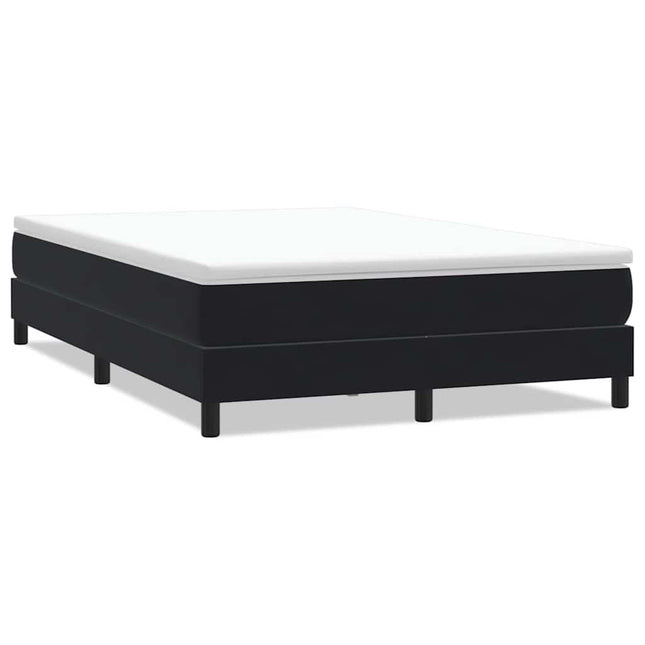 kontinentalseng uden madras 160x220 cm fløjl sort