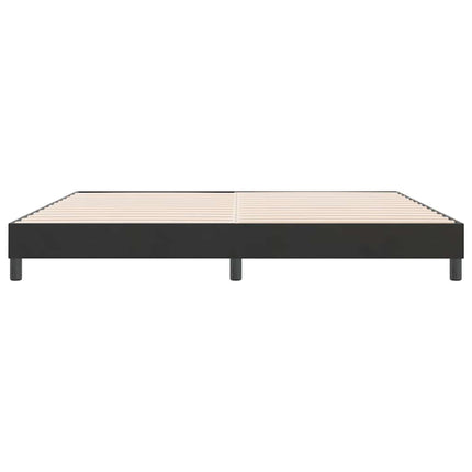 kontinentalseng uden madras 180x220 cm fløjl sort