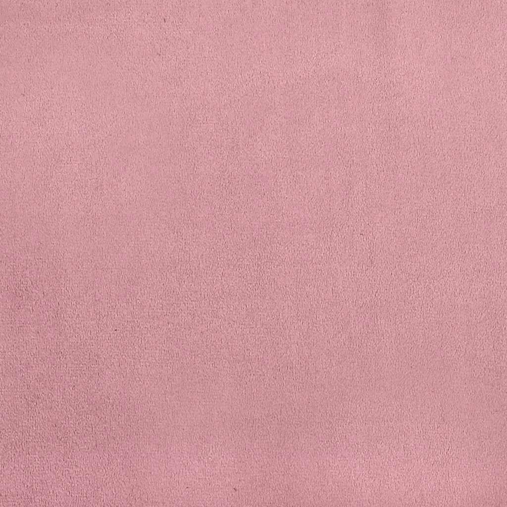 kontinentalseng med madras 140x220 cm fløjl lyserød