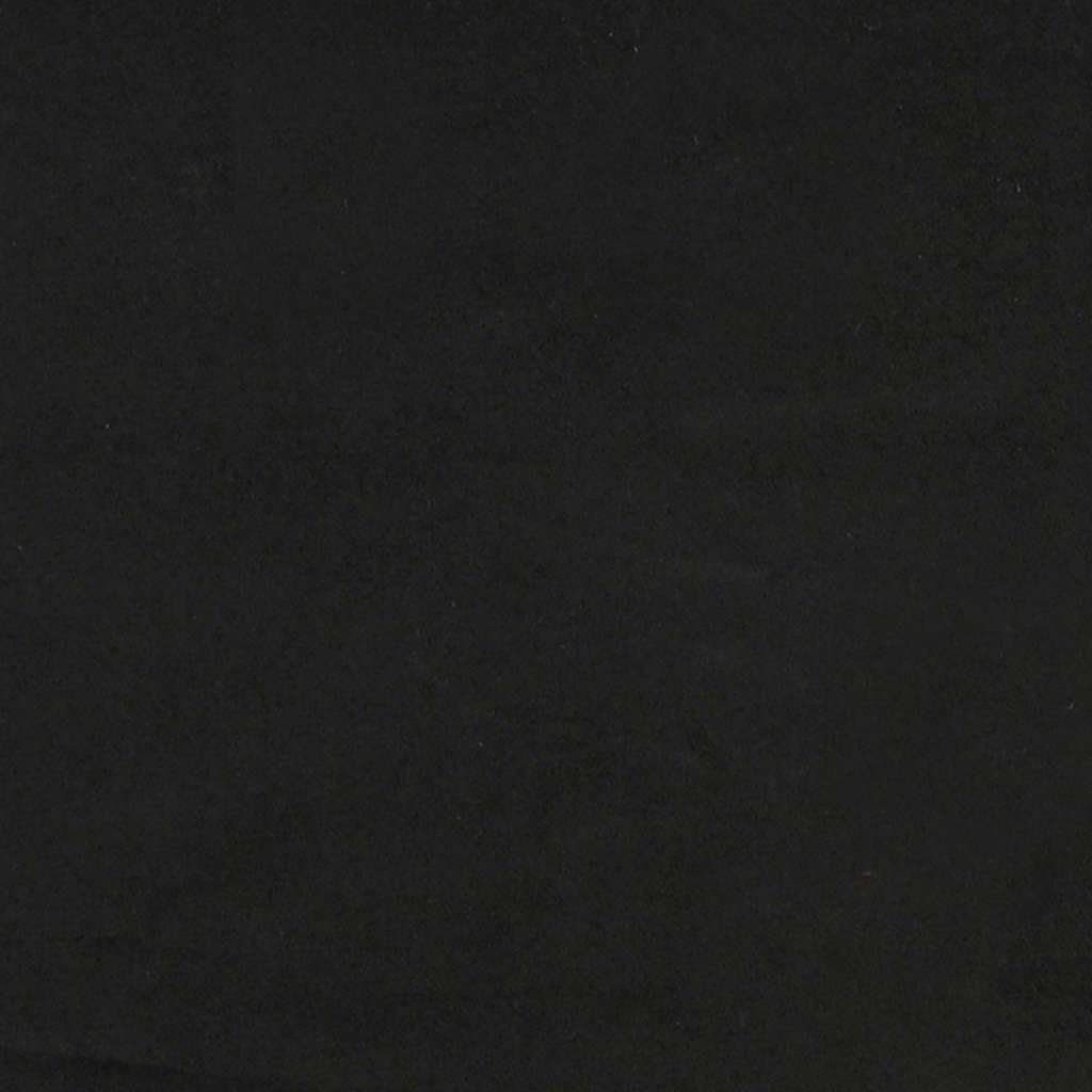 kontinentalseng med madras 160x210 cm fløjl sort