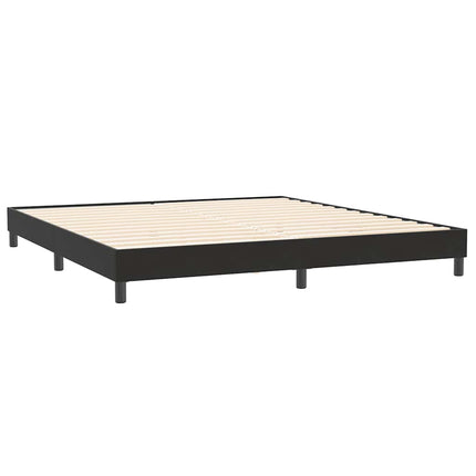 kontinentalseng med madrasser 200x220 cm fløjl sort