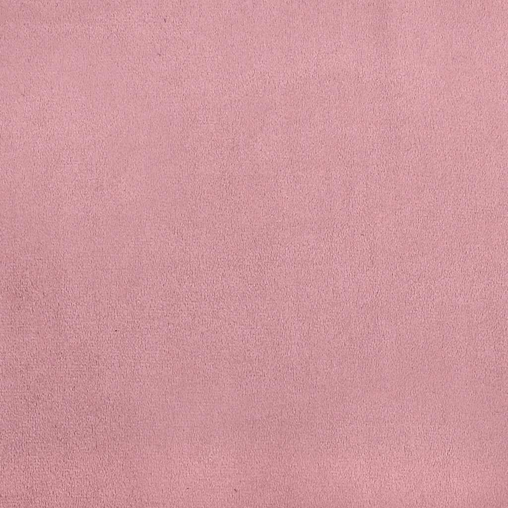 kontinentalseng med madras 140x220 cm fløjl lyserød