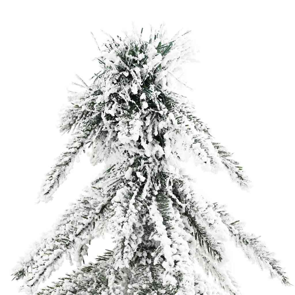 Kunstigt juletræ Hvid 76 x 76 x 180 cm Polyethylen og Metal