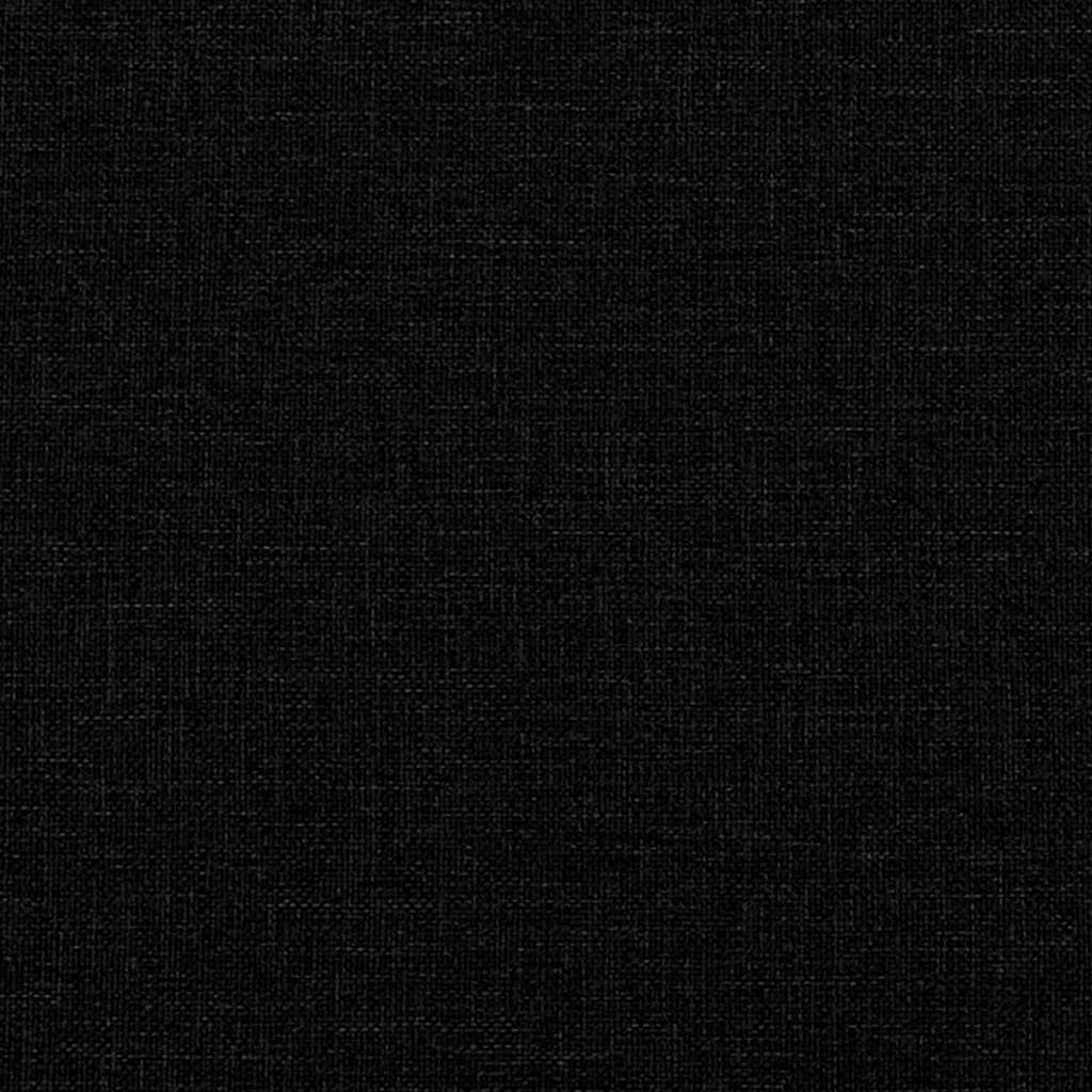 gyngestol med fodskammel stof sort